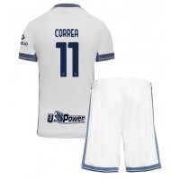 Inter Milan Joaquin Correa #11 Auswärts Trikotsatz Kinder 2024-25 Kurzarm (+ Kurze Hosen)